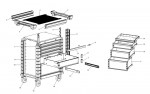 USAG 519 RS6/4N Type 1 Roller Cabinet Spare Parts